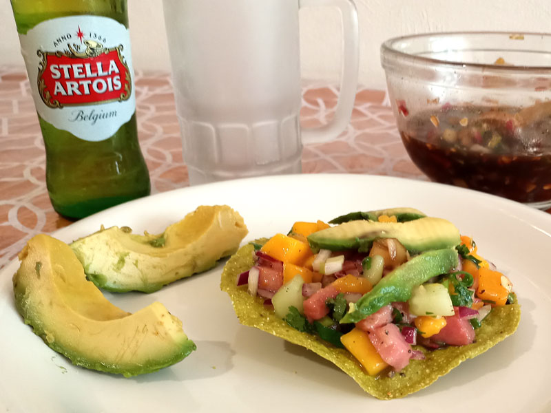 Como hacer un ceviche de atún con mango - Cocina Mexicana