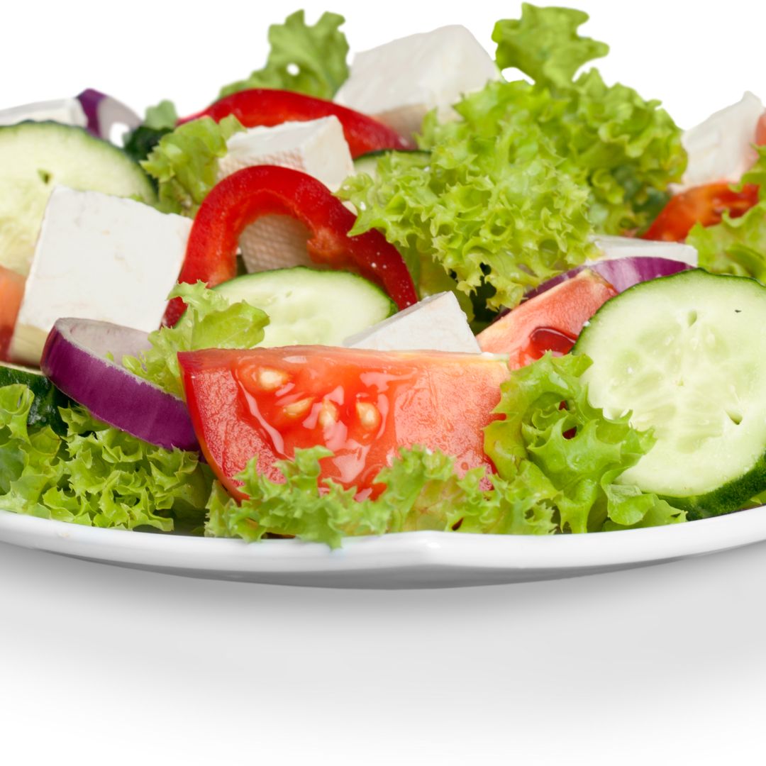 Ensalada con queso feta